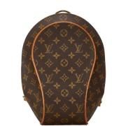 Pre-owned Canvas backpacks Louis Vuitton Vintage , Brown , Dames