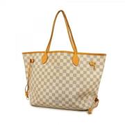 Pre-owned Fabric louis-vuitton-bags Louis Vuitton Vintage , White , Da...