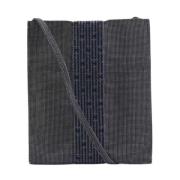 Pre-owned Canvas totes Hermès Vintage , Gray , Dames