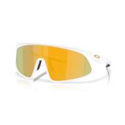 Sportieve zonnebril met uniek ontwerp Oakley , White , Heren