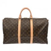 Pre-owned Canvas handbags Louis Vuitton Vintage , Brown , Dames