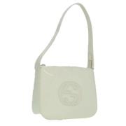 Pre-owned Leather gucci-bags Gucci Vintage , White , Dames