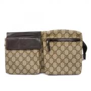 Pre-owned Plastic gucci-bags Gucci Vintage , Brown , Dames