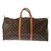 Pre-owned Canvas handbags Louis Vuitton Vintage , Brown , Dames