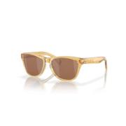 Sportieve zonnebril voor buitenactiviteiten Oakley , Brown , Unisex