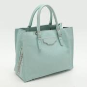 Pre-owned Leather totes Balenciaga Vintage , Green , Dames