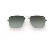 Retro Stijl Zonnebril voor Zomerdagen Maui Jim , Gray , Unisex