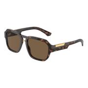 Stijlvolle zonnebril Dg4464 502/73 Dolce & Gabbana , Brown , Unisex