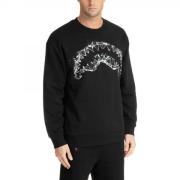 Gebroken Glas Haaienmond Sweatshirt Sprayground , Black , Heren