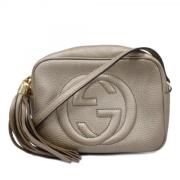 Pre-owned Leather gucci-bags Gucci Vintage , Yellow , Dames