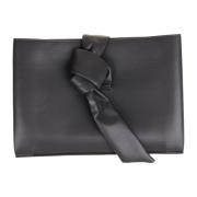 Luxe Moderne Clutch met Verfijnde Details Liviana Conti , Gray , Dames