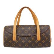 Pre-owned Canvas louis-vuitton-bags Louis Vuitton Vintage , Brown , Da...