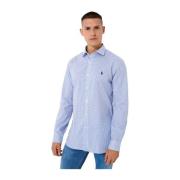 Katoenen geruite overhemd Slim Fit Ralph Lauren , Blue , Heren