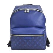 Pre-owned Canvas shoulder-bags Louis Vuitton Vintage , Blue , Heren