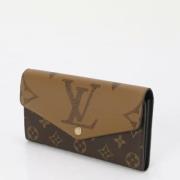 Pre-owned Canvas wallets Louis Vuitton Vintage , Brown , Dames