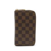 Pre-owned Plastic wallets Louis Vuitton Vintage , Brown , Dames