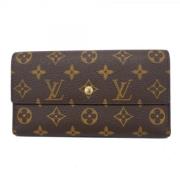 Pre-owned Fabric wallets Louis Vuitton Vintage , Brown , Dames