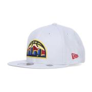 Denver Nuggets Platte Klep Pet New Era , White , Heren