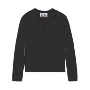 Stijlvolle Sweaters Collectie MC2 Saint Barth , Black , Dames