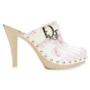 Pre-owned Cotton mules Dior Vintage , Pink , Dames