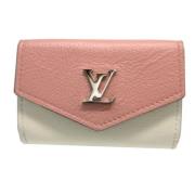 Pre-owned Leather wallets Louis Vuitton Vintage , Pink , Dames