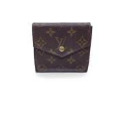 Pre-owned Leather wallets Louis Vuitton Vintage , Brown , Dames