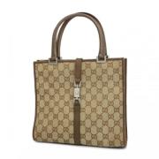 Pre-owned Canvas gucci-bags Gucci Vintage , Brown , Dames