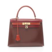 Pre-owned Fabric handbags Hermès Vintage , Brown , Dames