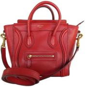 Pre-owned Leather celine-bags Celine Vintage , Red , Dames