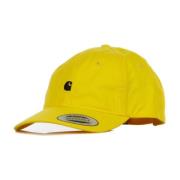 Gebogen klep pet met Madison-logo Carhartt Wip , Yellow , Heren