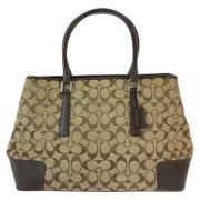 Pre-owned Canvas totes Coach Pre-owned , Brown , Dames