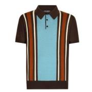 Gestreept Kasjmier Zijden Poloshirt Dolce & Gabbana , Multicolor , Her...