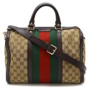 Pre-owned Canvas gucci-bags Gucci Vintage , Multicolor , Dames