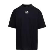 Zwart T-shirt met Logo Print 44 Label Group , Black , Heren