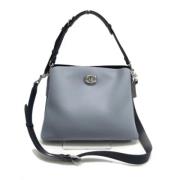 Pre-owned Leather handbags Coach Pre-owned , Gray , Dames