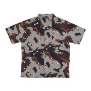 Camo Desert Commando Korte Mouw Shirt Propaganda , Multicolor , Heren