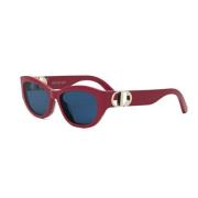 Elegante zonnebril voor stijlvolle look Dior , Red , Unisex