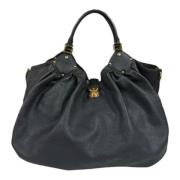 Pre-owned Leather louis-vuitton-bags Louis Vuitton Vintage , Black , D...