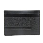 Pre-owned Leather wallets Bvlgari Vintage , Black , Dames