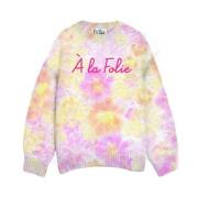 Tie Dye Mohair Sweater MC2 Saint Barth , Multicolor , Dames