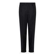 Blauwe Wol Slim Fit Broek Michael Coal , Blue , Heren