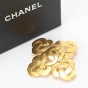 Pre-owned Fabric chanel-jewelry Chanel Vintage , Yellow , Dames