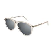 Elegante Leren Schoudertas Saint Laurent , Gray , Unisex