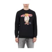 Zwarte Sweater Millionaire Club Regulier Baron Filou , Black , Heren