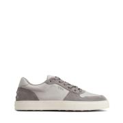 Grijze Suède Panel Sneakers Tod's , Gray , Heren