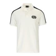 Katoenen poloshirt met korte mouwen en logopatch Emporio Armani , Whit...