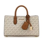 Scarlett Canvas Handtas Michael Kors , Beige , Dames