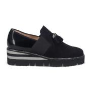 Zwarte Kwast Instap Schoen Sangiorgio , Black , Dames