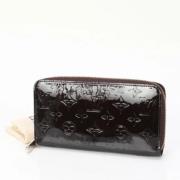 Pre-owned Leather wallets Louis Vuitton Vintage , Red , Dames