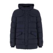 Navy Blauwe Donsjack voor Mannen Herno , Blue , Heren